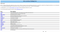 Desktop Screenshot of lists.scu.edu.au